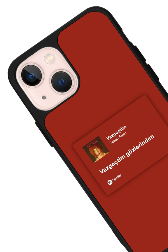 iPhone 15 Plus Uyumlu Sarki Sozleri Tasarımlı Glossy Premium Kılıf