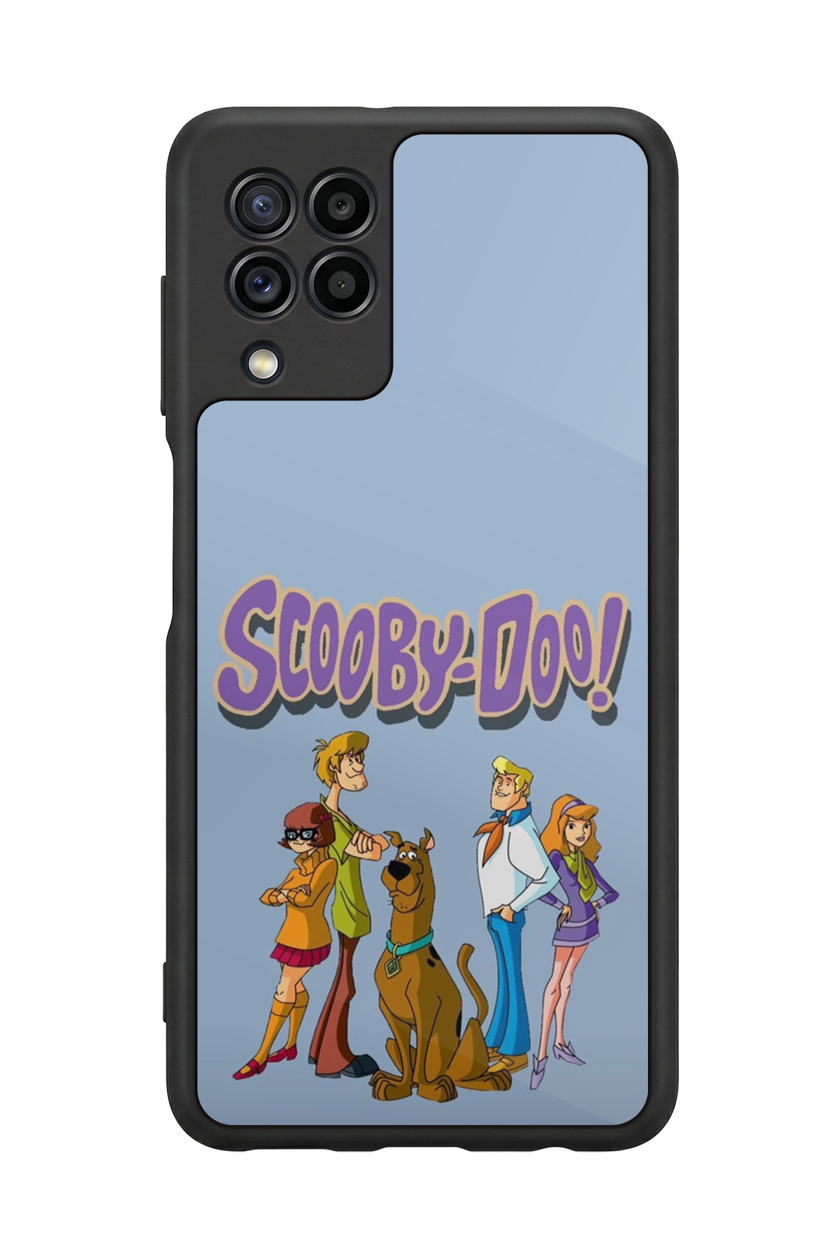 Samsung Galaxy M22 Uyumlu Scooby Doo Tasarımlı Glossy Premium Kılıf