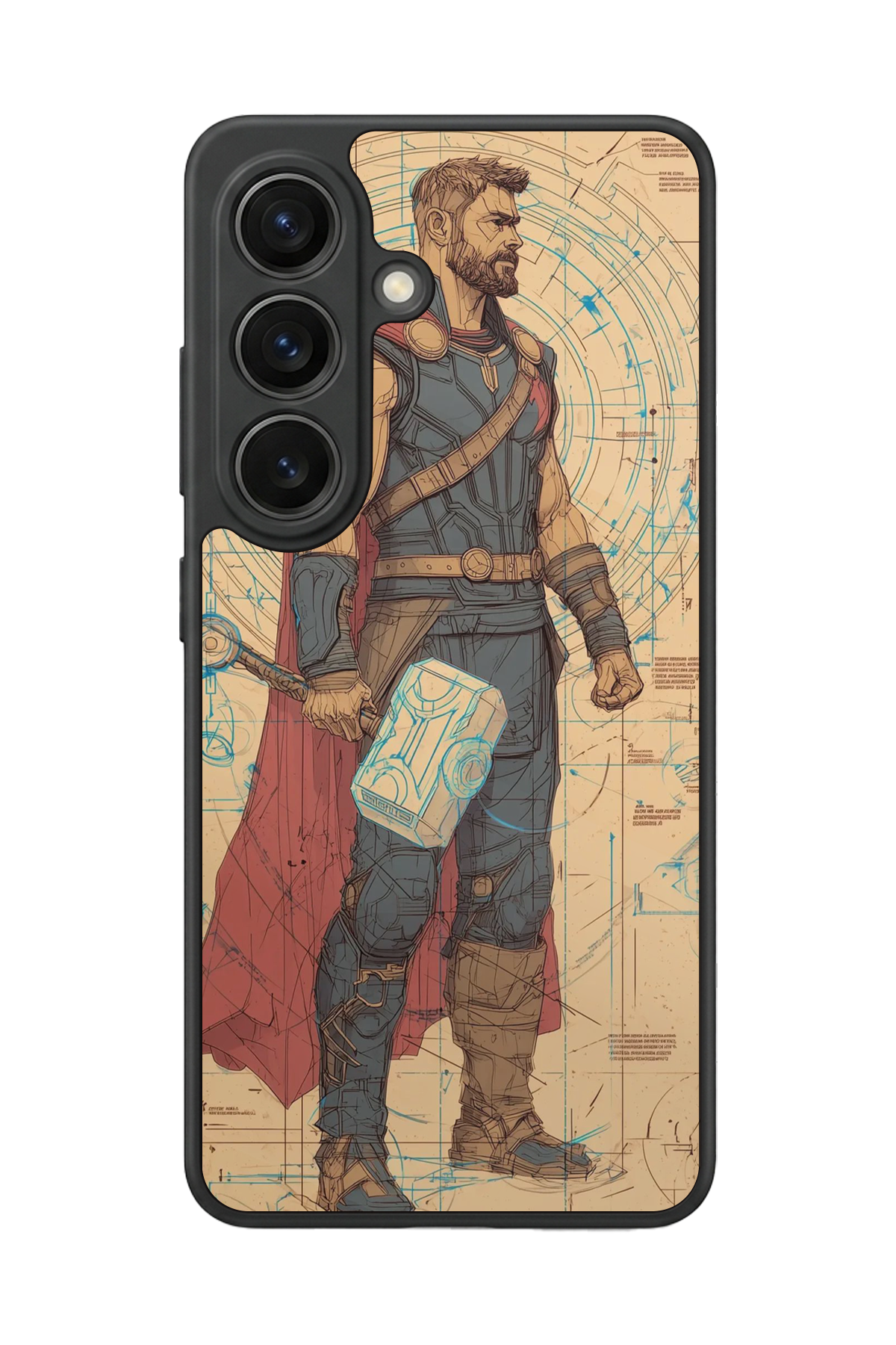 Samsung Galaxy S26 Uyumlu Thor Tasarımlı Glossy Premium Kılıf