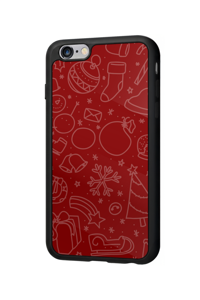 iPhone 6 Plus Uyumlu Yilbasi Christmas Tasarımlı Glossy Premium Kılıf