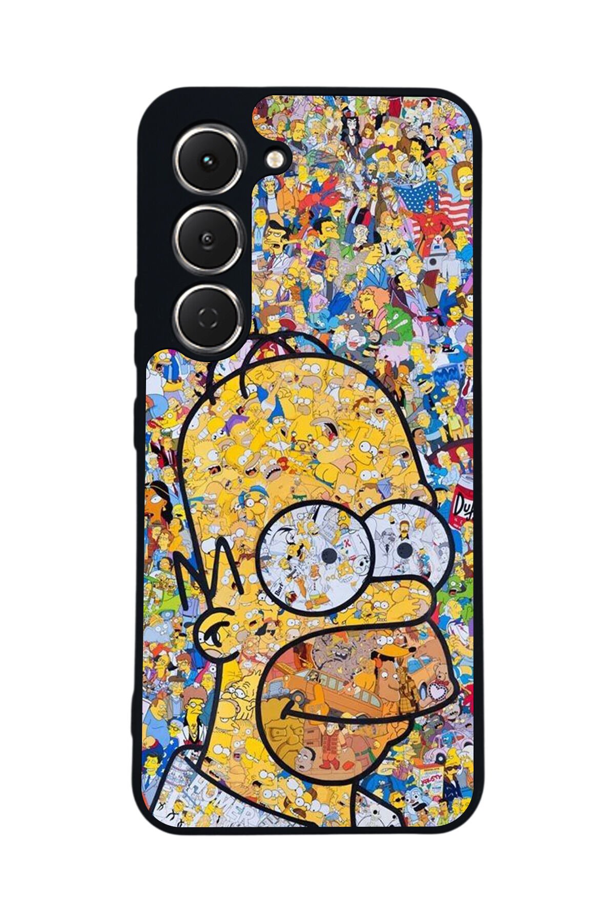 Tecno Spark 40 Pro Uyumlu The Simpsons Tasarımlı Glossy Premium Kılıf