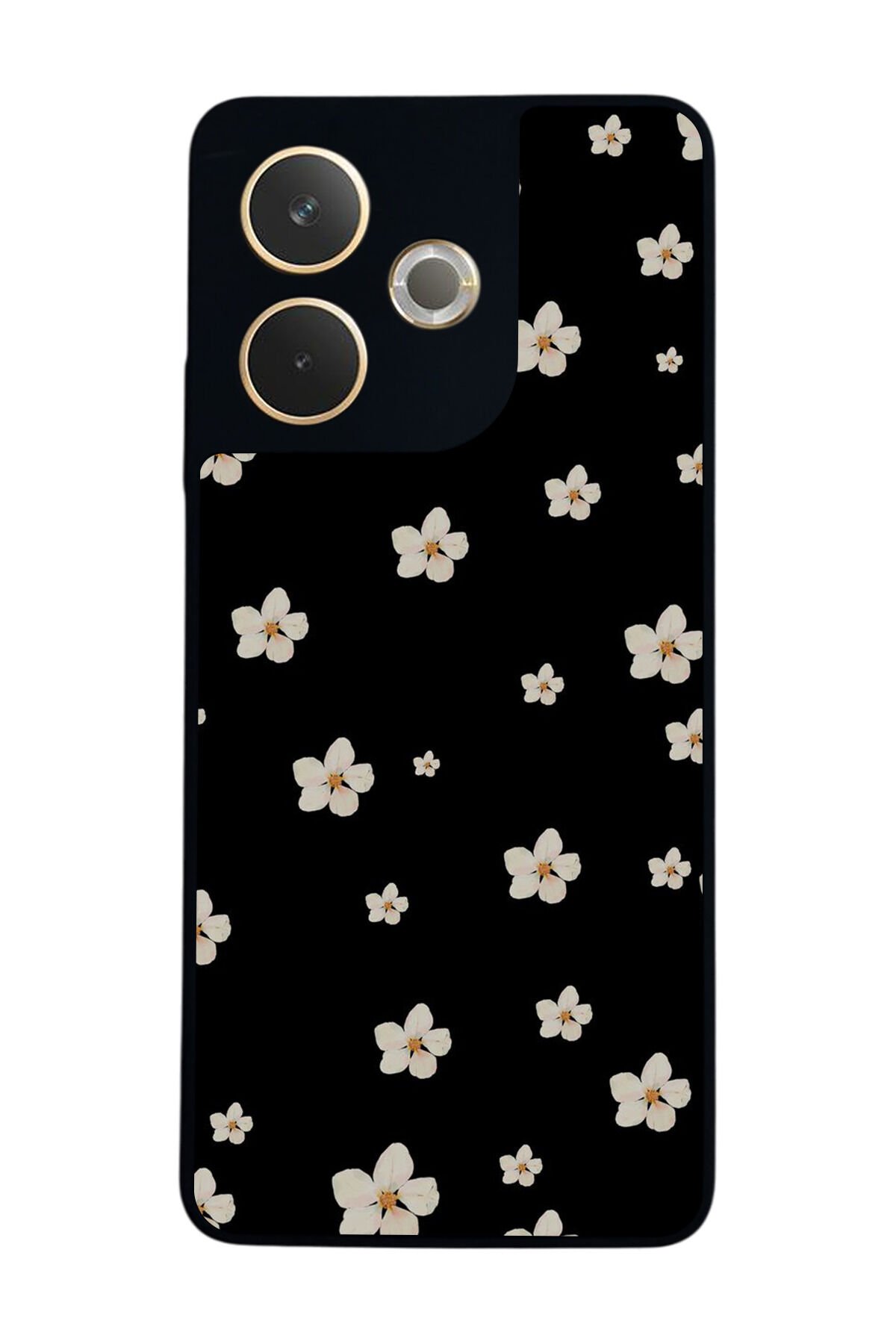 Oppo A5 Pro Uyumlu Cicek Tasarımlı Glossy Premium Kılıf