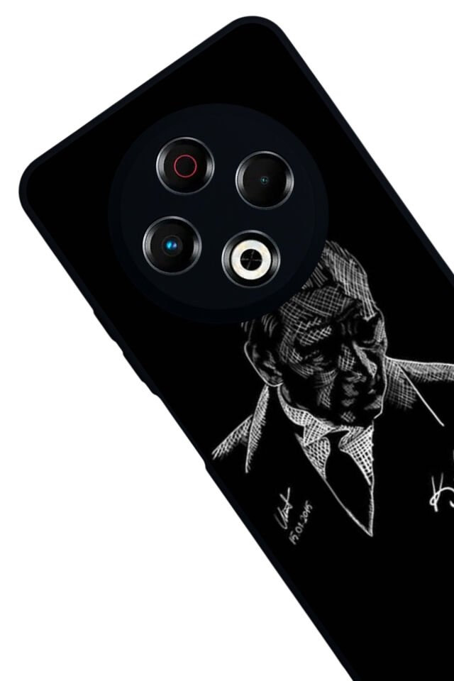 Tecno Spark 30 Uyumlu Mustafa Kemal Ataturk Tasarımlı Glossy Premium Kılıf