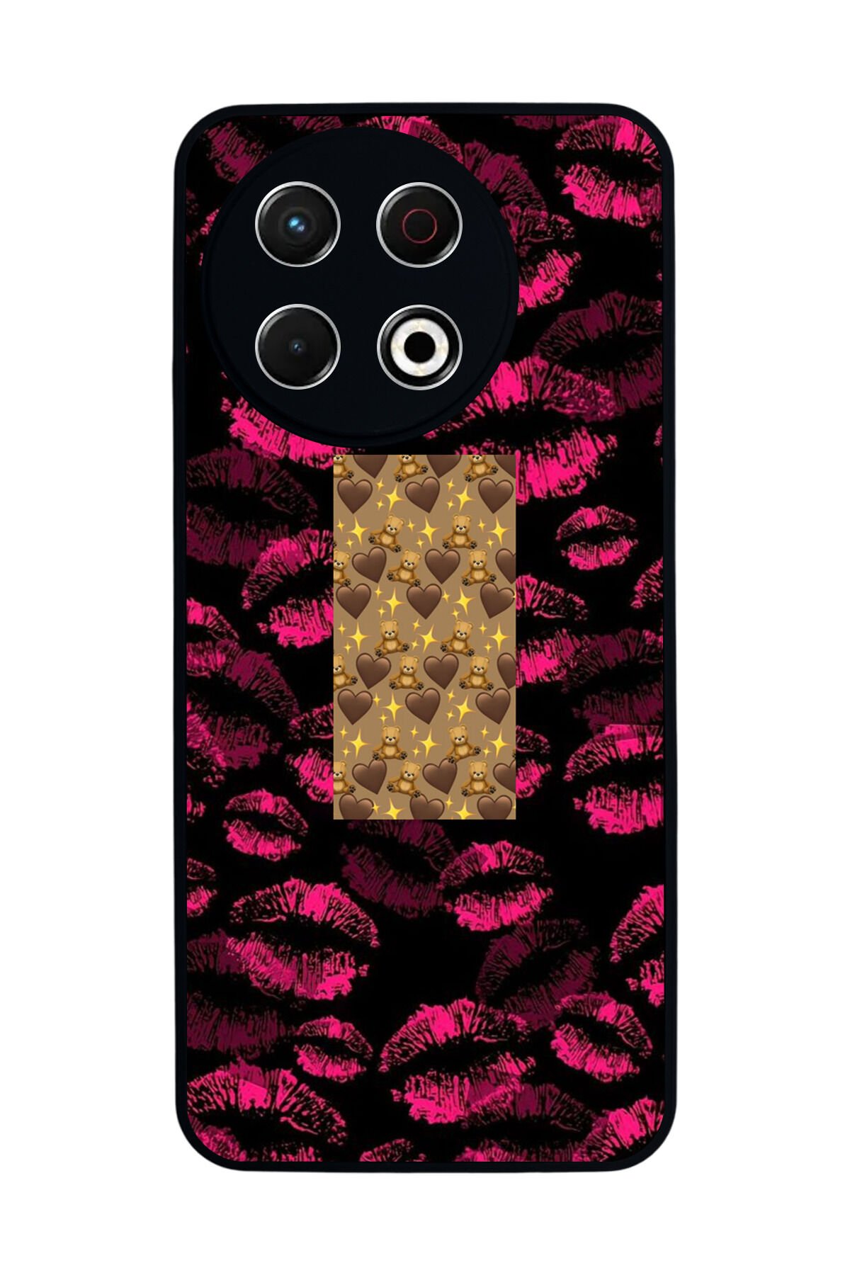 Tecno Spark 30 Pro Uyumlu Dudak Tasarımlı Glossy Premium Kılıf