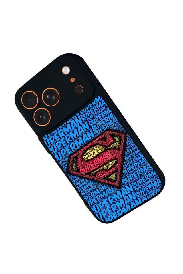 iPhone 17 Pro Max Uyumlu Superman Tasarımlı Glossy Premium Kılıf