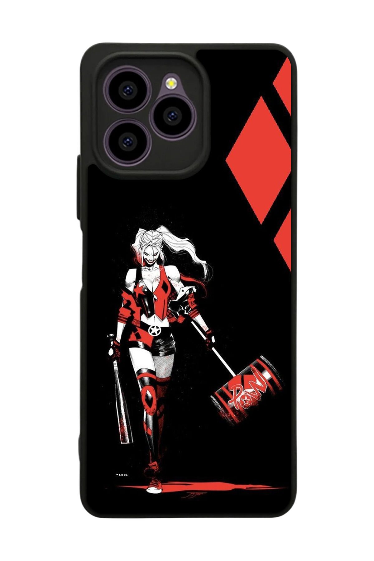 Omix X6 Uyumlu HarleyQueen Tasarımlı Glossy Premium Kılıf