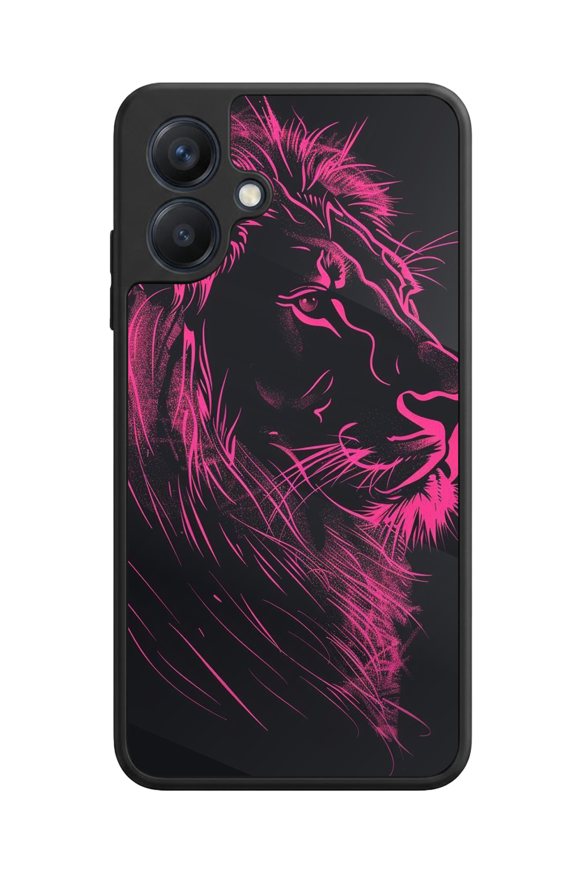 Samsung Galaxy A07 Uyumlu Aslan Tasarımlı Glossy Premium Kılıf