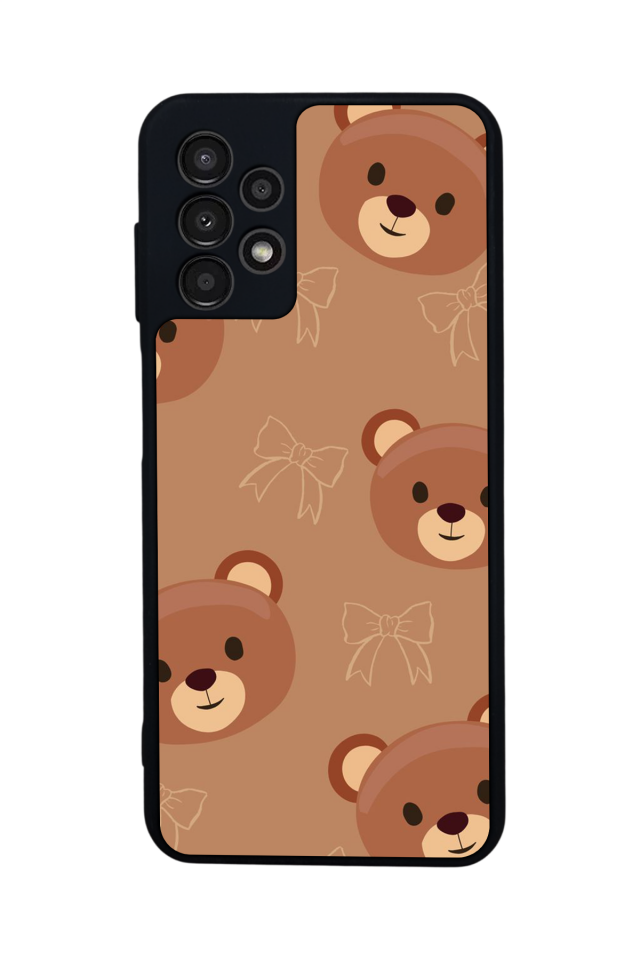 Samsung Galaxy A23 Uyumlu Ayı Tasarımlı Glossy Premium Kılıf