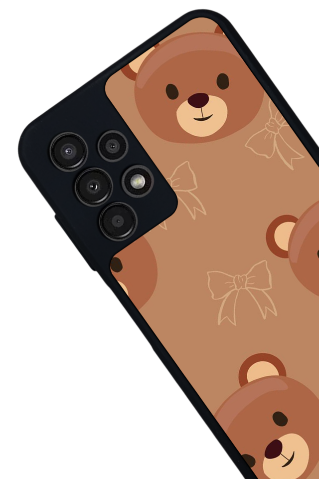 Samsung Galaxy A23 Uyumlu Ayı Tasarımlı Glossy Premium Kılıf