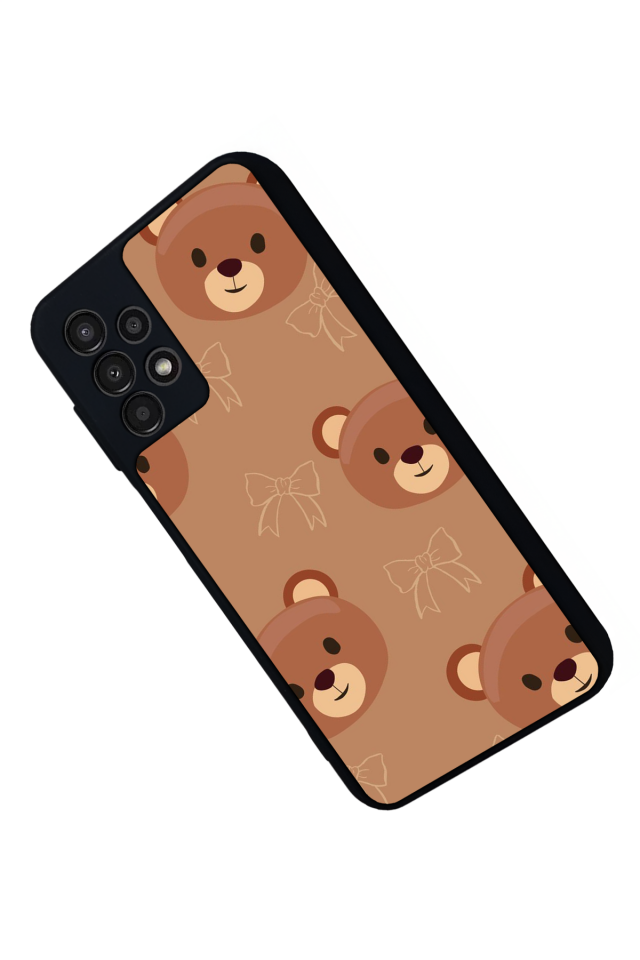 Samsung Galaxy A23 Uyumlu Ayı Tasarımlı Glossy Premium Kılıf