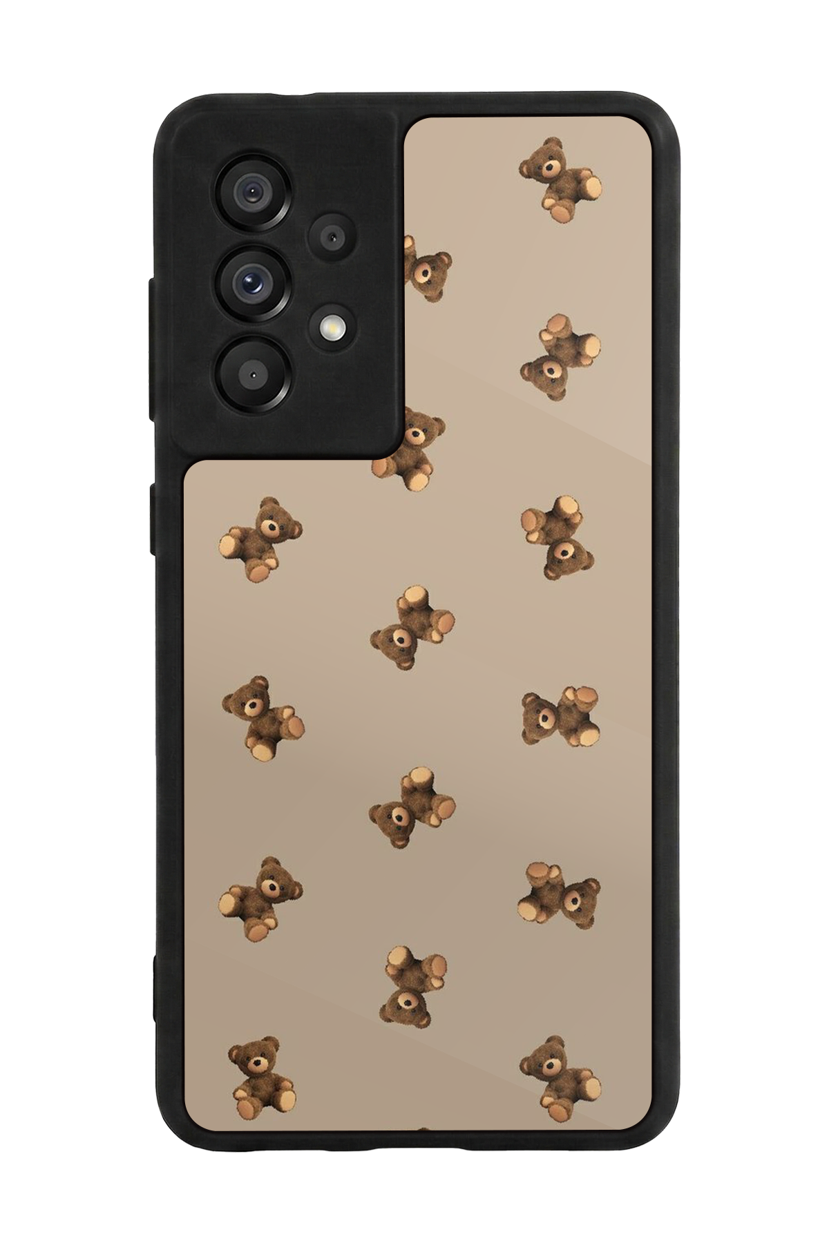 Samsung Galaxy A73 Uyumlu Ayı Tasarımlı Glossy Premium Kılıf