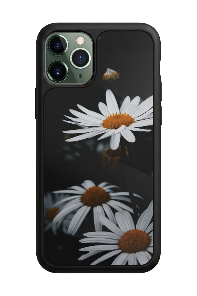 iPhone 11 Pro Max Uyumlu Cicek Tasarımlı Glossy Premium Kılıf