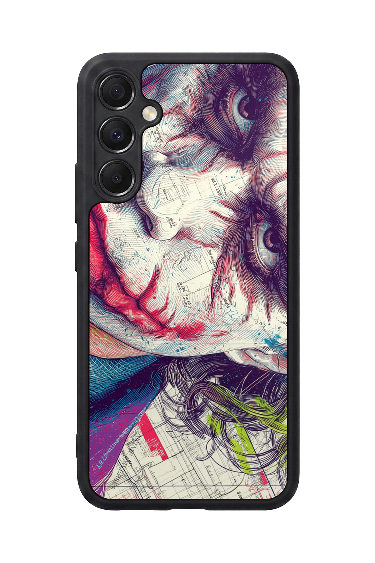 Samsung Galaxy M34 Uyumlu Joker Tasarımlı Glossy Premium Kılıf