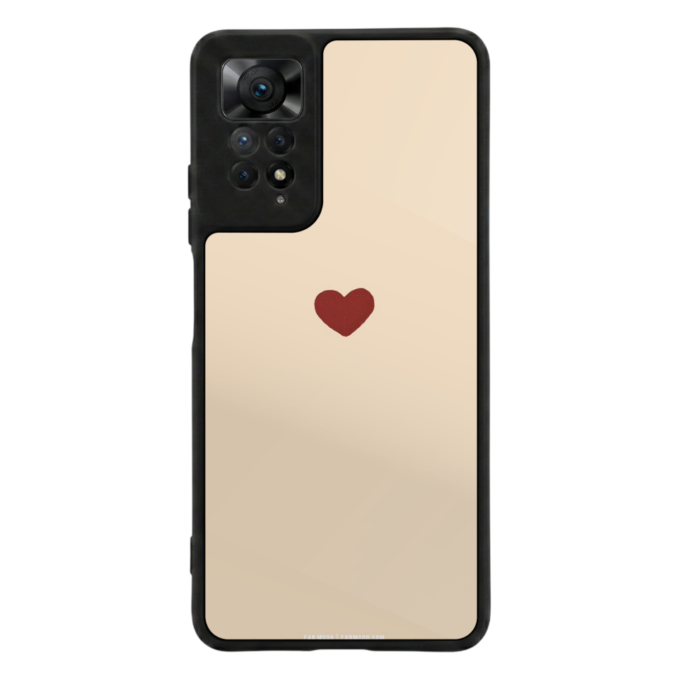 Xiaomi Redmi Note 11 Pro Uyumlu Kalp Love Tasarımlı Glossy Premium Kılıf