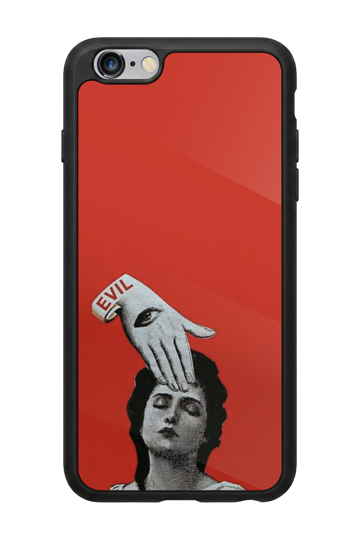 iPhone 6s Plus Uyumlu Kirmizi Tasarımlı Glossy Premium Kılıf