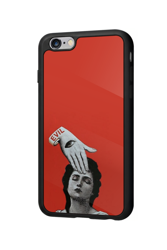 iPhone 6s Plus Uyumlu Kirmizi Tasarımlı Glossy Premium Kılıf