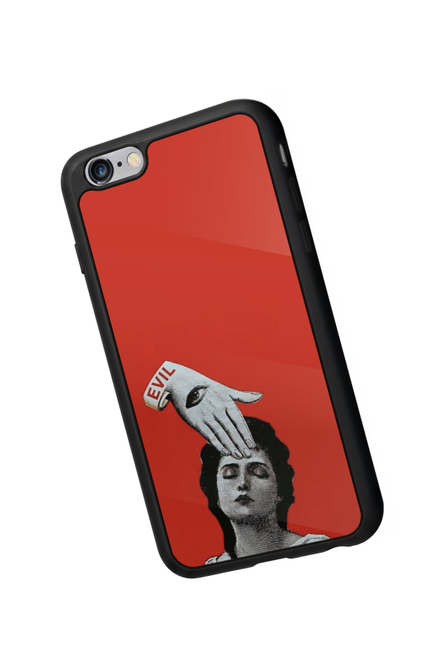 iPhone 6s Plus Uyumlu Kirmizi Tasarımlı Glossy Premium Kılıf