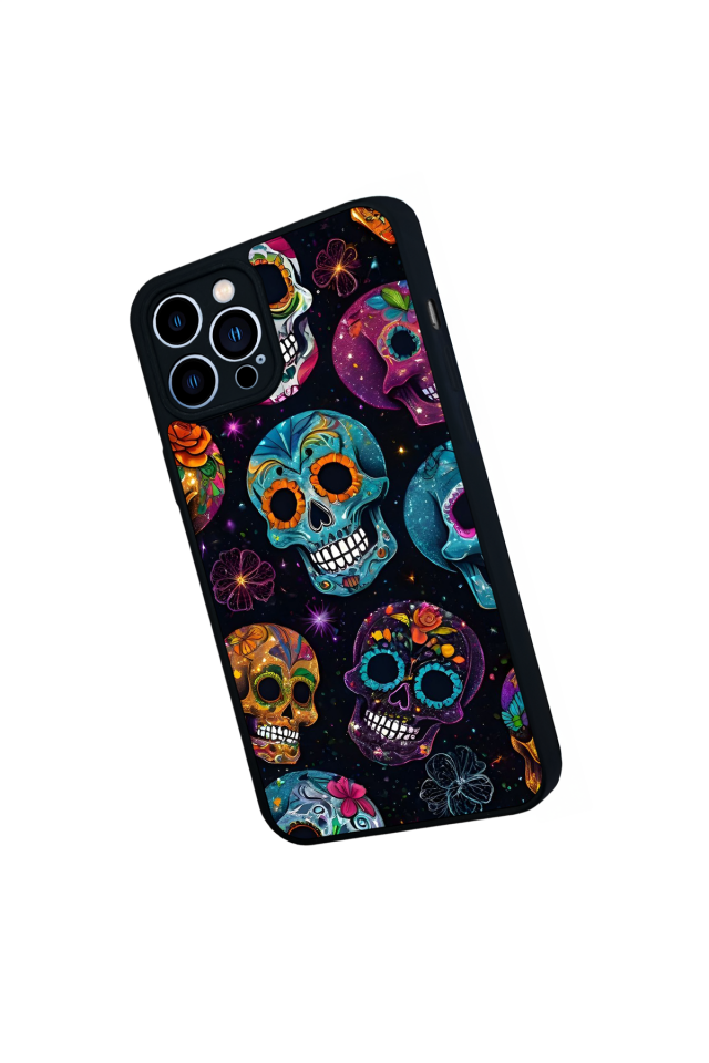 iPhone 13 Pro Max Uyumlu KuruKafa Tasarımlı Glossy Premium Kılıf