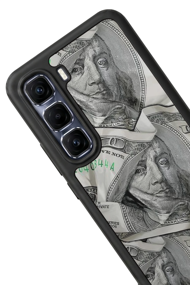 Infinix Hot 60 Pro Plus Uyumlu Money Para Tasarımlı Glossy Premium Kılıf