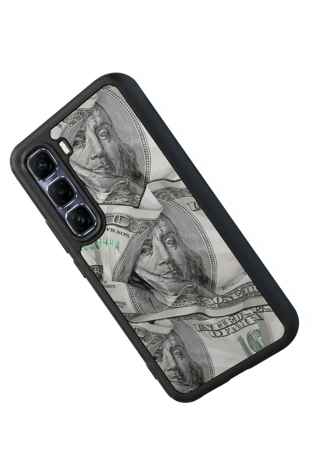 Infinix Hot 60 Pro Plus Uyumlu Money Para Tasarımlı Glossy Premium Kılıf