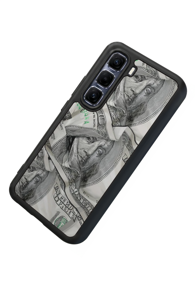 Infinix Hot 60 Pro Plus Uyumlu Money Para Tasarımlı Glossy Premium Kılıf