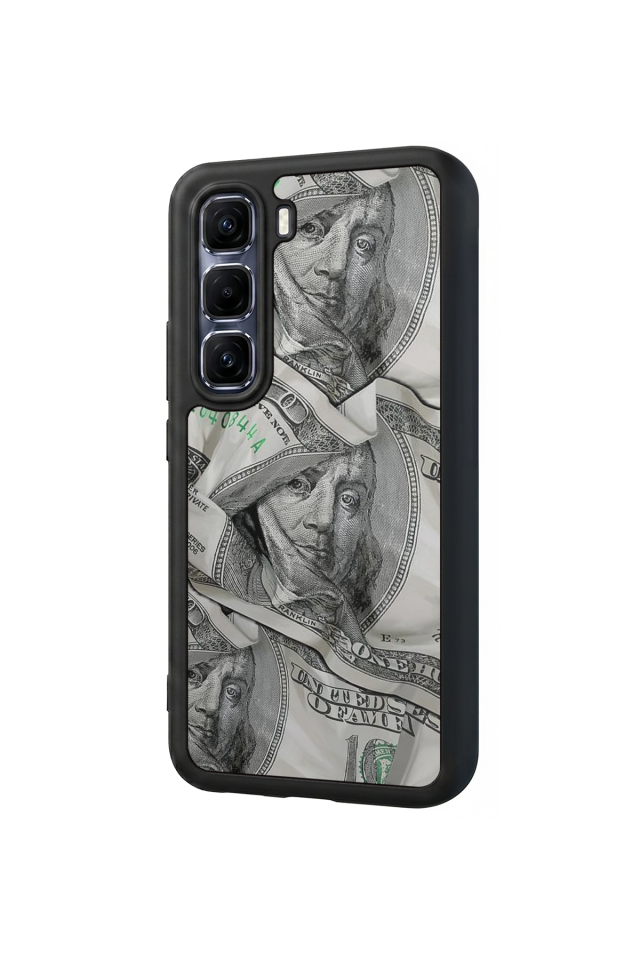 Infinix Hot 60 Pro Plus Uyumlu Money Para Tasarımlı Glossy Premium Kılıf