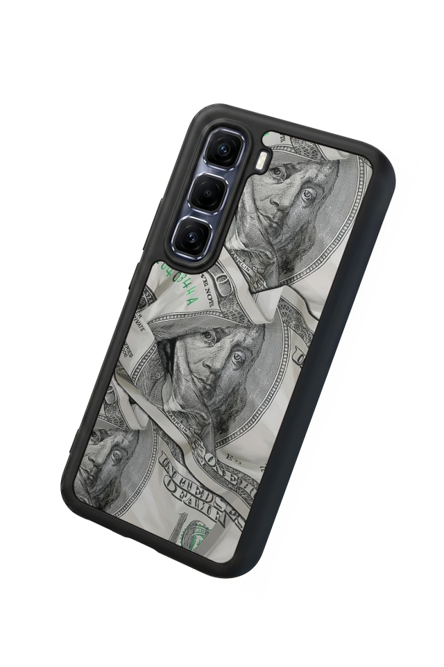 Infinix Hot 60 Pro Plus Uyumlu Money Para Tasarımlı Glossy Premium Kılıf