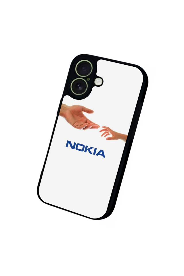 iPhone 17 Uyumlu Nokia Tasarımlı Glossy Premium Kılıf