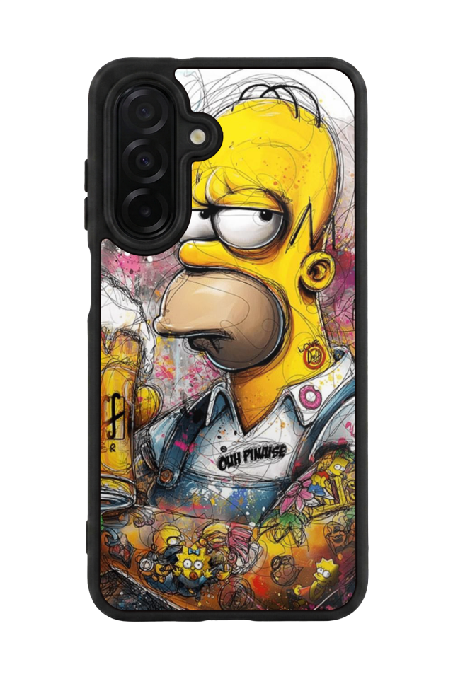 Samsung Galaxy A26 Uyumlu The Simpsons Tasarımlı Glossy Premium Kılıf