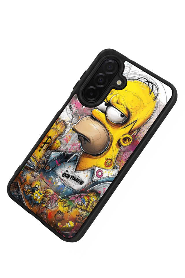 Samsung Galaxy A26 Uyumlu The Simpsons Tasarımlı Glossy Premium Kılıf