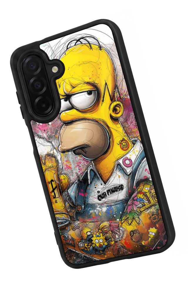 Samsung Galaxy A26 Uyumlu The Simpsons Tasarımlı Glossy Premium Kılıf