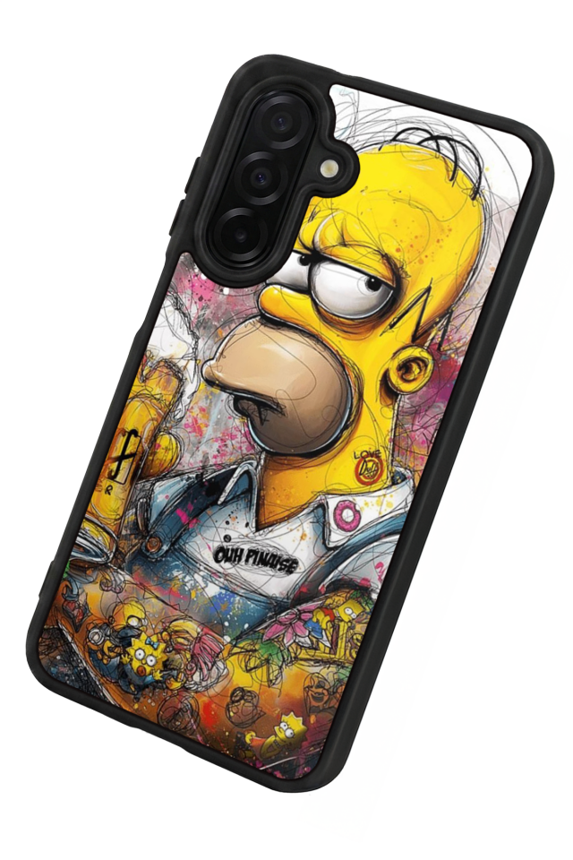 Samsung Galaxy A26 Uyumlu The Simpsons Tasarımlı Glossy Premium Kılıf