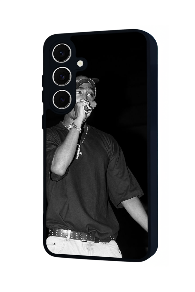 Samsung Galaxy A16 Uyumlu Tupac Tasarımlı Glossy Premium Kılıf