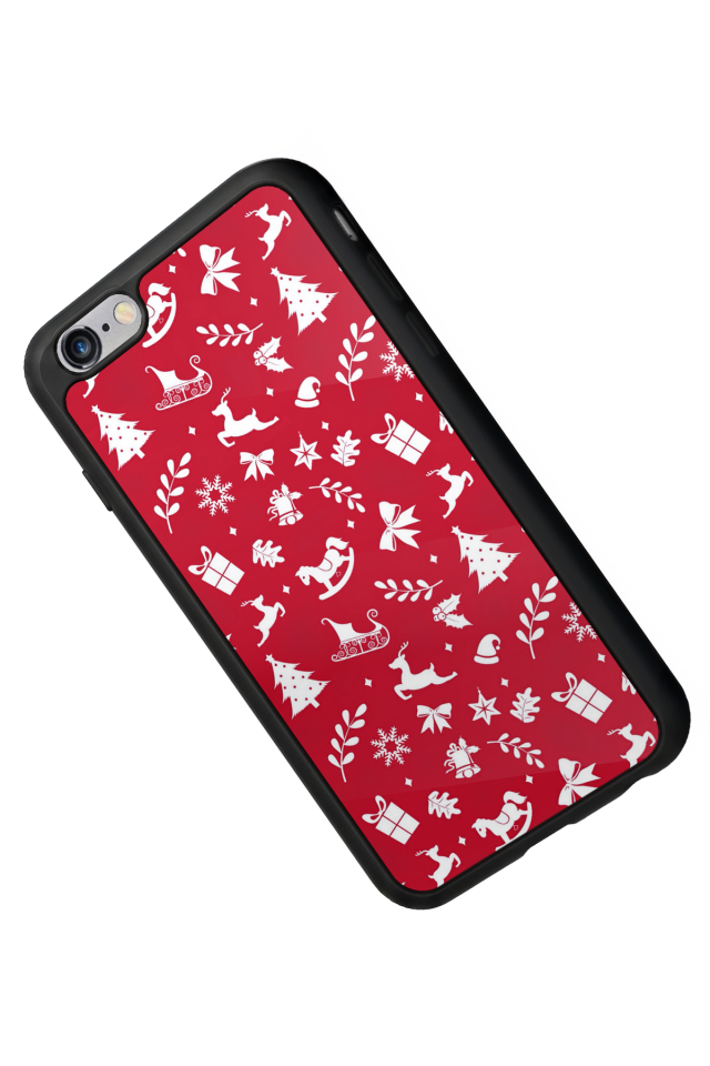 iPhone 6 Plus Uyumlu Yilbasi Christmas Tasarımlı Glossy Premium Kılıf