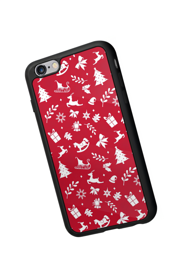 iPhone 6 Plus Uyumlu Yilbasi Christmas Tasarımlı Glossy Premium Kılıf