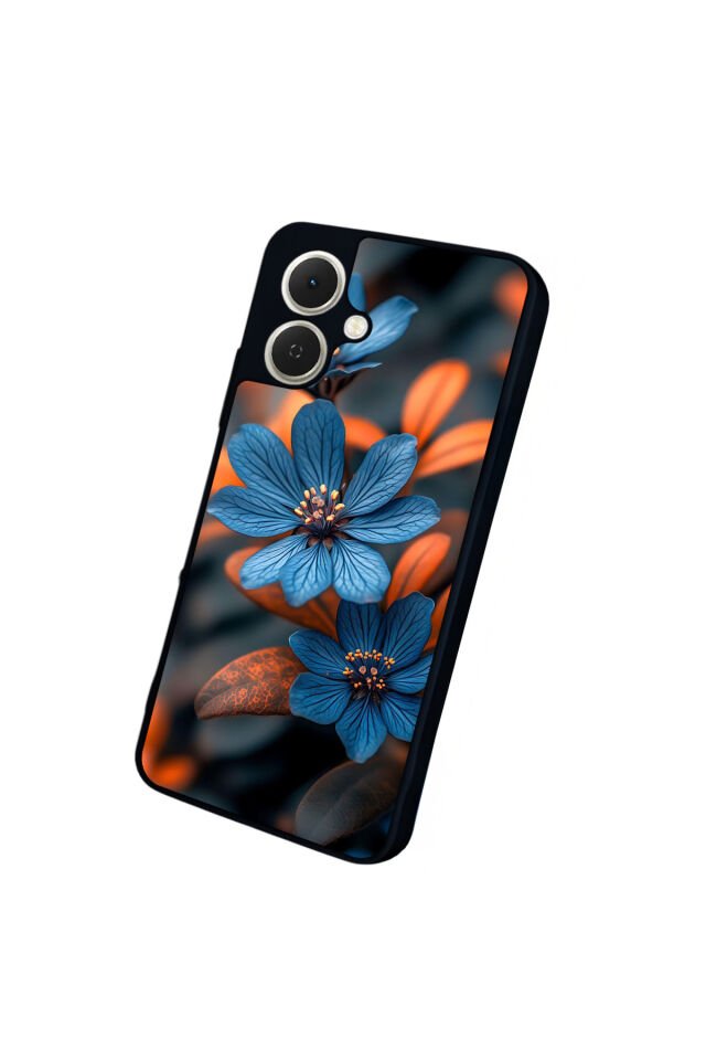 Tecno Spark GO 2 Uyumlu Cicek Tasarımlı Glossy Premium Kılıf