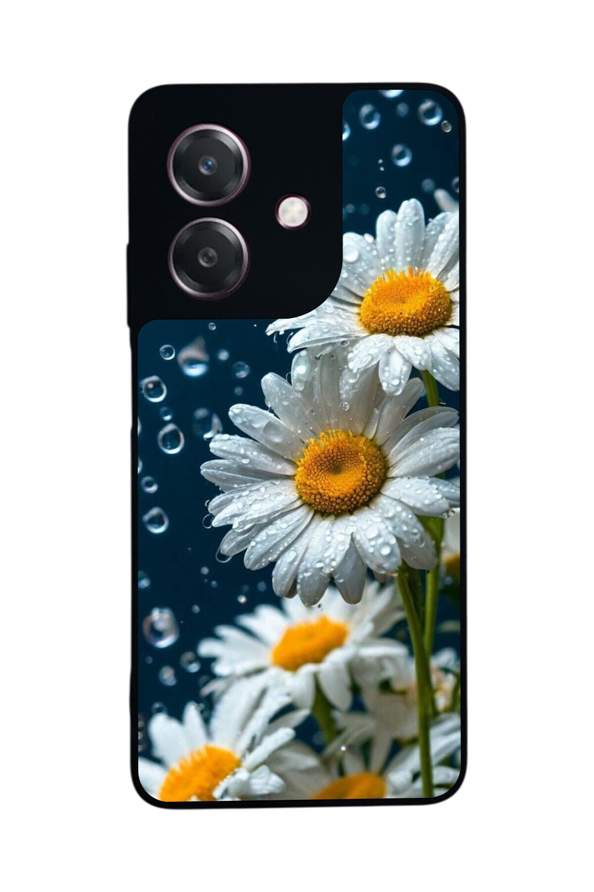 Oppo A3 5G Uyumlu Cicek Tasarımlı Glossy Premium Kılıf