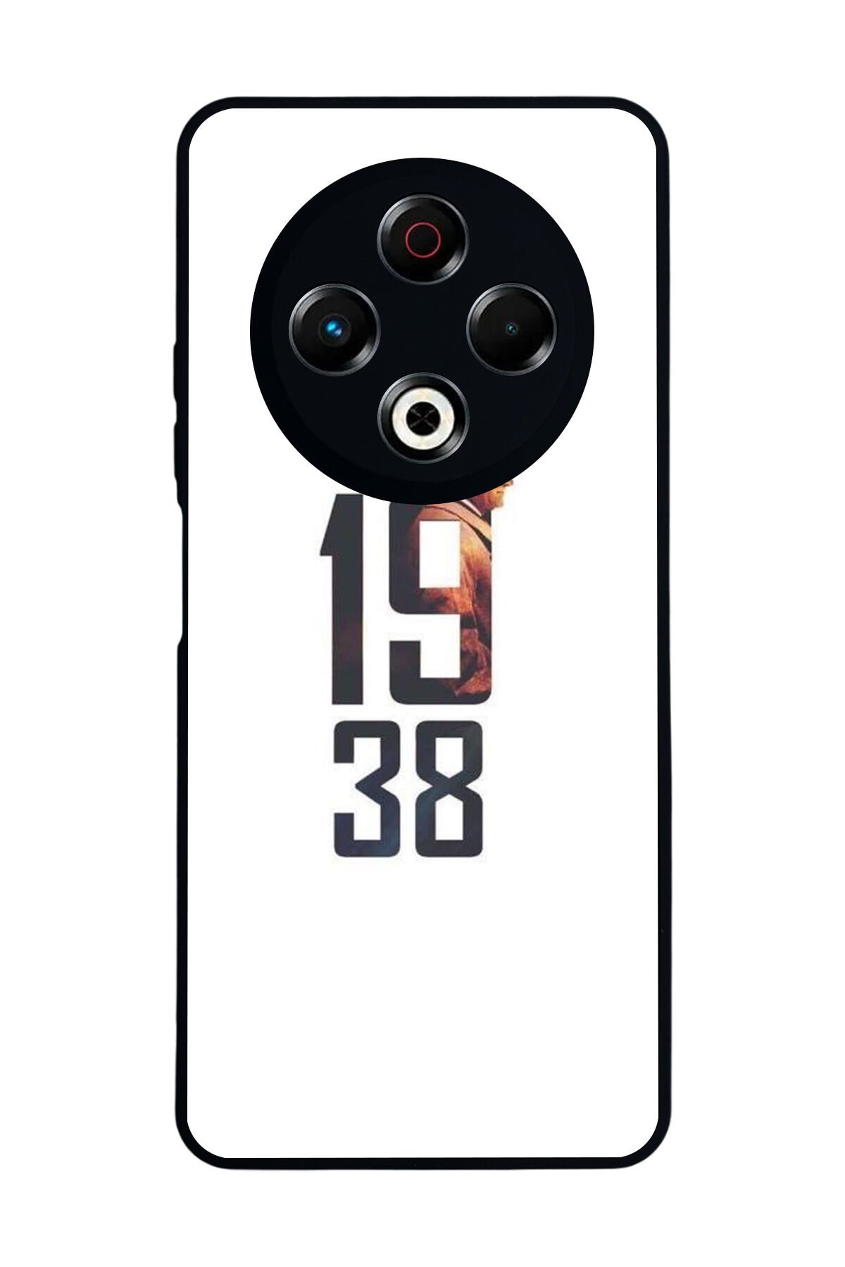 Tecno Spark 30 Uyumlu Mustafa Kemal Ataturk Tasarımlı Glossy Premium Kılıf