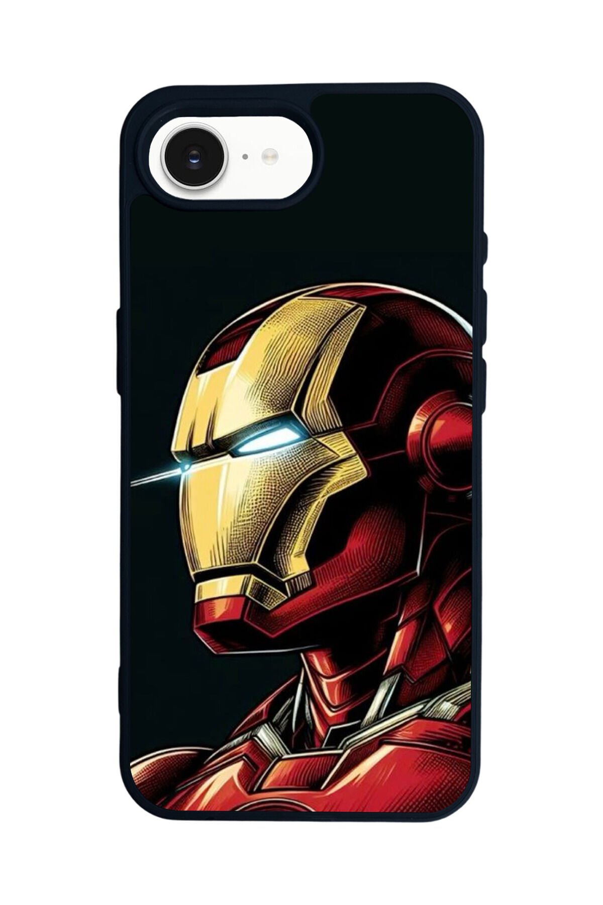 iPhone 16E Uyumlu Iron Man ( Demir Adam ) Tasarımlı Glossy Premium Kılıf