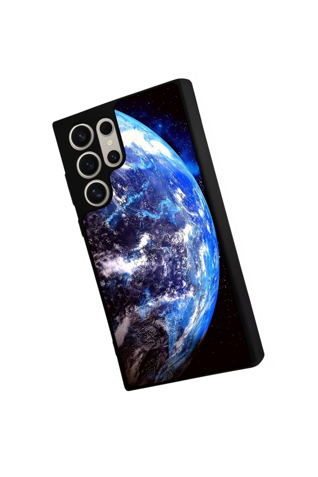 Samsung Galaxy S24 Ultra Uyumlu Ay Tasarımlı Glossy Premium Kılıf