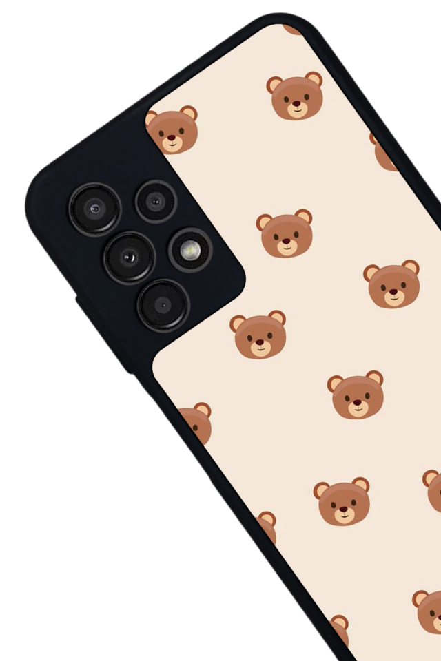 Samsung Galaxy A23 Uyumlu Ayı Tasarımlı Glossy Premium Kılıf