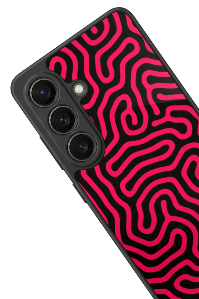 Samsung Galaxy S26 Uyumlu Çizgi Sanatı Tasarımlı Glossy Premium Kılıf