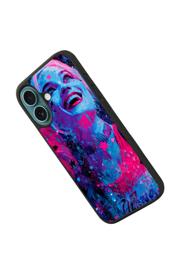 iPhone 16 Uyumlu HarleyQueen Tasarımlı Glossy Premium Kılıf