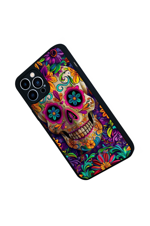 iPhone 13 Pro Max Uyumlu KuruKafa Tasarımlı Glossy Premium Kılıf