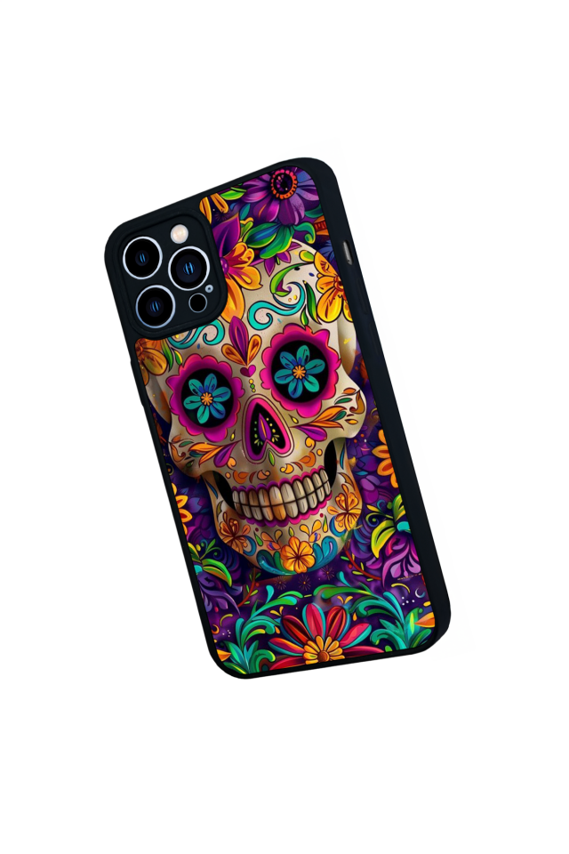 iPhone 13 Pro Max Uyumlu KuruKafa Tasarımlı Glossy Premium Kılıf