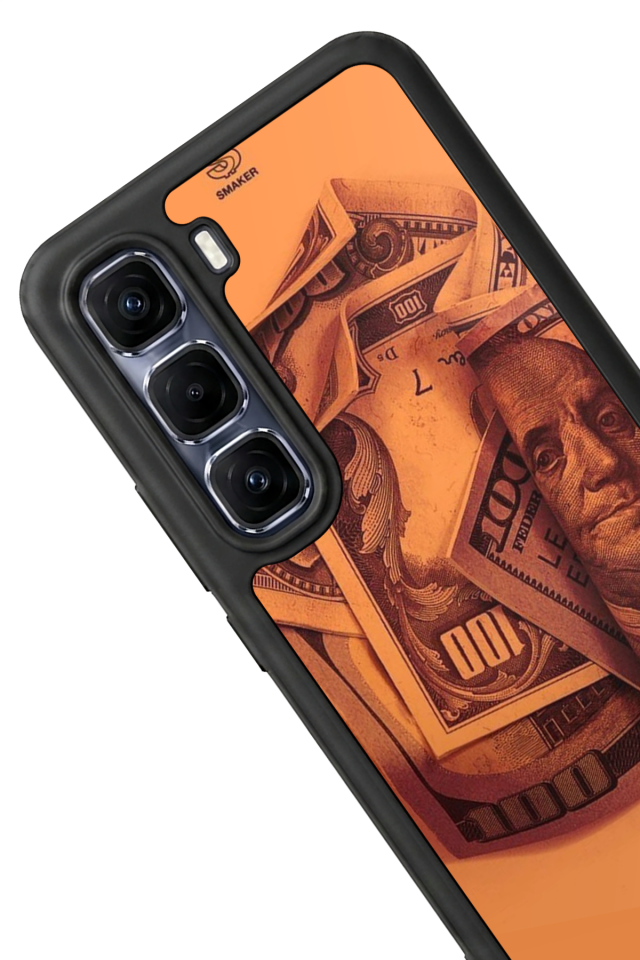 Infinix Hot 60 Pro Plus Uyumlu Money Para Tasarımlı Glossy Premium Kılıf