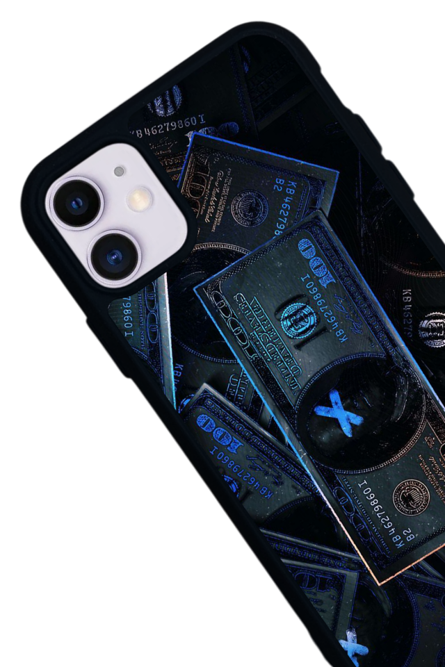 iPhone 11 Uyumlu Para Tasarımlı Glossy Premium Kılıf