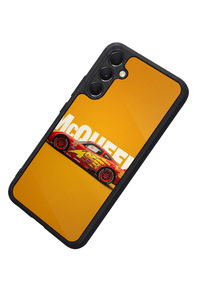Samsung Galaxy A34 Uyumlu Şimsek McQueen Tasarımlı Glossy Premium Kılıf