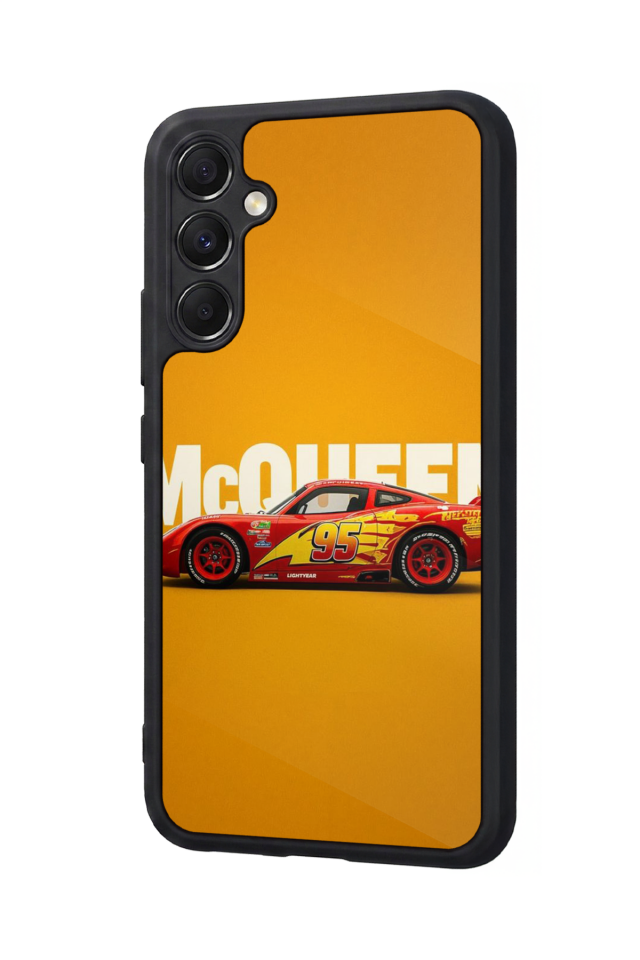 Samsung Galaxy A34 Uyumlu Şimsek McQueen Tasarımlı Glossy Premium Kılıf