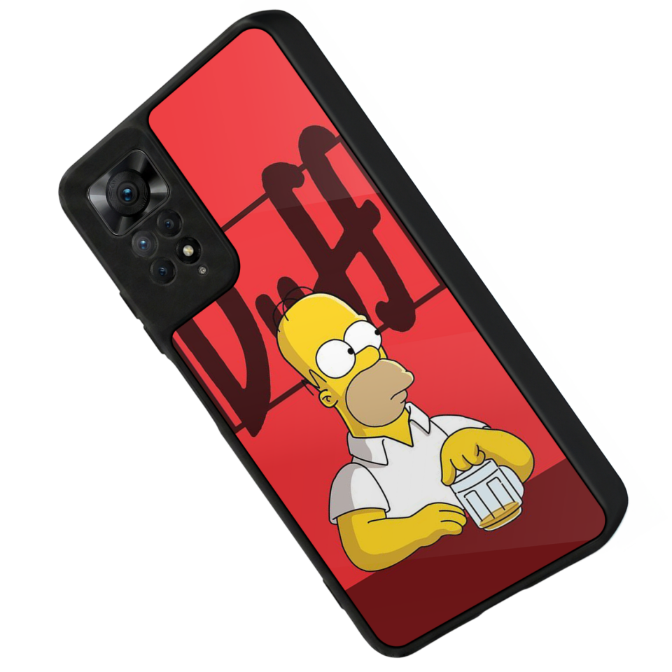 Xiaomi Redmi Note 12 Pro Uyumlu The Simpsons Tasarımlı Glossy Premium Kılıf